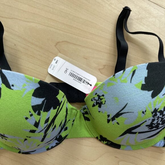 NEW La Senza Trocial Floral AOP Summer Remix Cotton Lightly Lined Demi Bra - Picture 5 of 15